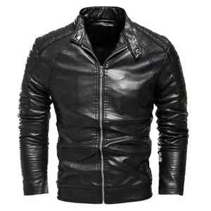 Chaqueta de Cuero de Diseño OEM, Chaqueta de Invierno, Diseño Personalizado de Moda Popular, Diseña la Tuya Propia al Mejor Precio, Chaqueta de Cuero al por Mayor para Hombre - Product Image 1