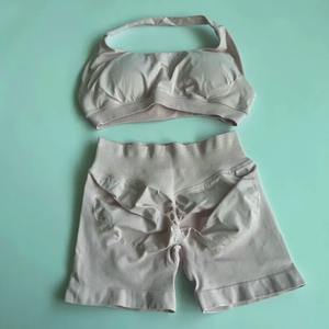 Premium Personnaliser Conception Décontractée Survêtement Respirant Entraînement Femmes 2 Pièces Ensemble Élégant Vente en Gros Gym Yoga Ensemble - Product Image 2