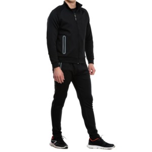 Conjunto deportivo cómodo de alta calidad para hombre, sudaderas con capucha para gimnasio, sudadera con bolsillo para correr, ropa atlética, chándales - Product Image 2