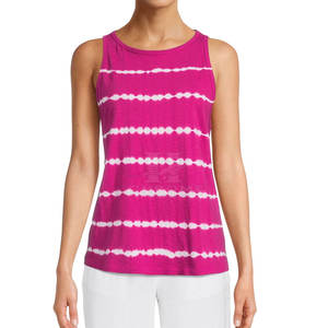 Cómodo gimnasio Fitness ropa mujer camiseta sin mangas desgaste activo servicio OEM precio bajo en stock mujer camiseta sin mangas - Product Image 2