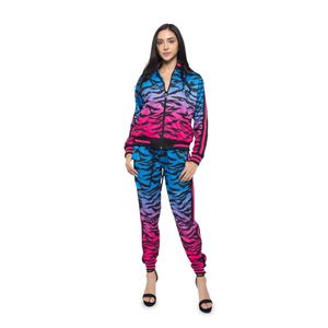 Vente en gros de sweat à capuche zippé à manches longues et pantalon en polyester avec logo personnalisé ensemble de jogging 2 pièces vêtements de sport d'hiver OEM - Product Image 5