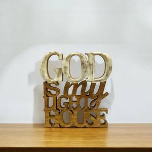 Encantadora decoración de madera "Life" con acento de ancla dorada, perfecta para decoración náutica o de playa para el hogar, agrega calidez y estilo - Product Image 2