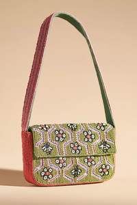 Bolso cruzado bordado a mano con correa para cinturón - Product Image 4