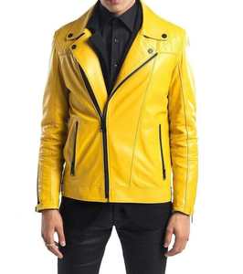 Usine du Pakistan vestes en cuir pour hommes vestes en cuir véritable mode Streetwear veste en cuir pour hommes élégant en maximisant l'usure - Product Image 6