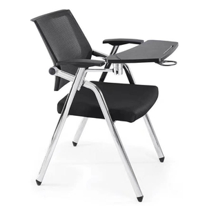 Modern Style Folding Office <b>Chair</b> Adjustable Height Mesh Back <b>Table</b> MFGB01-02 Lift <b>Chair</b> Foam Fabric PU Adjustable Headrest - Product Image 1