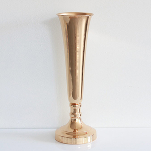Jarrón decorativo de plata caliente y atractivo para centros de mesa de boda florero alto de Metal para decoraciones de boda nueva maceta de urna - Product Image 5
