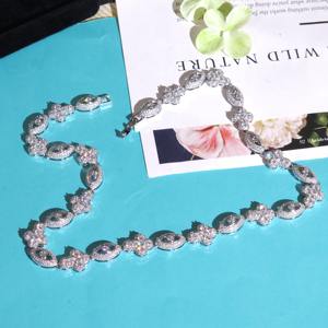 Best Seller Moissanite Diamond Iced Out Hip Hop Eyes And <b>Cross</b> Chain In 925 <b>Silver</b> Bling <b>Necklace</b> For Men At Wholesale Price - Product Image 3