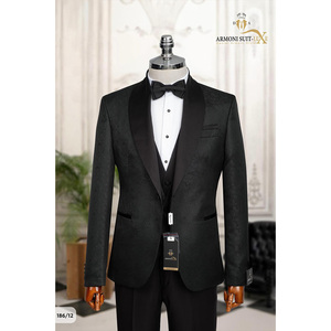 Costume de mariage moderne pour marié % 80 Laine % 20 Polyester Slimfit Fit - Product Image 1
