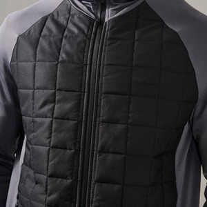 Sweat à capuche pour homme en coton décontracté à manches longues avec cordon de serrage polaire gaufré Pull à capuche avec poches - Product Image 3