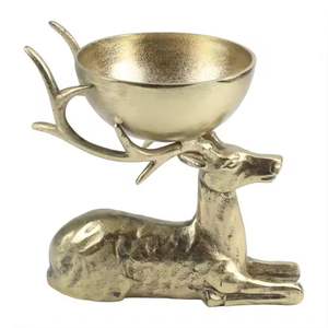 Elegant Hammered Metal Round <b>Dessert</b> <b>Bowl</b> Classic Kitchenware with Polished Finish for Party Serving - Product Image 3