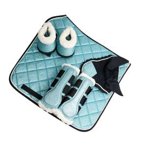 Ensemble d'équipement d'équitation avec bottes de protection de la selle et bonnet d'oreille de qualité supérieure par TARIQ MFG CO - Product Image 3