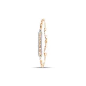 Pretty Round Cut Elegant Diamond inspired Twist Moissanite Bracelet and Bangle Accessory For Wife - Product Image 3
