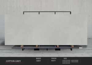 Murs intérieurs spectaculaires utilisant des dalles de porcelaine noires et grises à haute brillance de 1200x2400 mm - Product Image 2