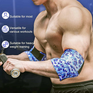Top Vente Enveloppes de coude d'haltérophilie de haute qualité Sangles de coude de gymnastique d'haltérophilie Logo personnalisé Enveloppe de coude robuste - Product Image 6