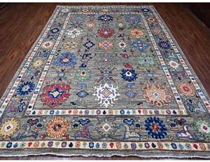 Alfombras de Lana de Pelo Alto Anudadas a Mano Antiguas de Alta Calidad, Antideslizantes, Lavables, Tamaño Personalizado, Estilo Clásico Indio para Hogar, Hotel u Oficina - Product Image 3