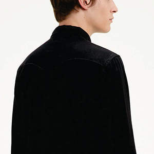 2023 camisa informal para hombre Camisas sólidas 100% algodón transpirable camisas de manga larga para hombres aceptar OEM - Product Image 5