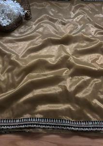 Nuevo diseñador 2025 Venta caliente Tendencia increíble Venta caliente Red brillante suave con lentejuelas y Dori Work Lace Saree a precio barato - Product Image 3