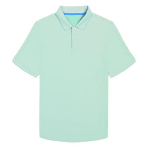 Fournisseur d'usine, polos en coton personnalisés pour hommes, polos à manches courtes avec logo brodé - Product Image 3