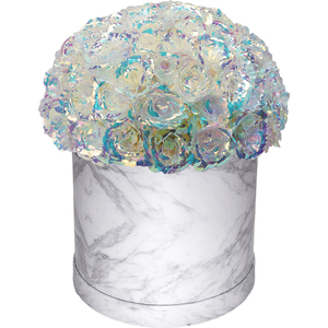 2024 cadeaux de fête des mères fleur artificielle colorée éternelle rosas dose <span class=keywords><strong>fausse</strong></span> <span class=keywords><strong>rose</strong></span> immortelle pour toujours galaxie roses dans une boîte pour maman - Product Image 5