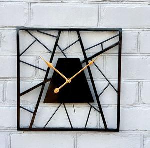 Reloj de pared de lujo con luz nórdica para sala de estar, decoración del hogar, hierro forjado creativo con personalidad para dormitorios, hogar decorativo - Product Image 1