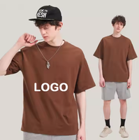 T-shirt pour homme de haute qualité avec motif graphique et lettres tissées, col rond, style décontracté durable, mélange de polyester et de coton, séchage rapide, coupe classique