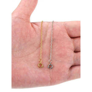 Chaîne d'extension Chakralume en argent plaqué 925 avec fermoir à ressort pour bracelet et collier, extension DIY, vente en gros, OEM - Product Image 5