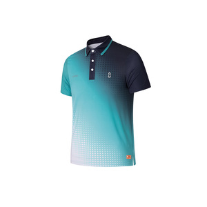 T-shirt de sport pour homme TST 9251, respirant, motif de personnage, longueur courte, tissage non tissé, pickleball - Product Image 2