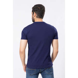 LIAM 100% Cotton Crew Neck T-Shirt Casual Solid Pattern 300 Grams Knitted Fabric Silk Screen <b>Printing</b> Lightweight - Product Image 5