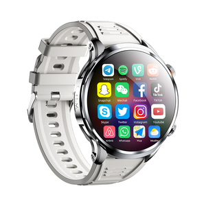 สมาร์ทวอทช์ H18 4G Android GPS หน้าจอสัมผัส ตรวจวัดอัตราการเต้นของหัวใจ พร้อมระบบแจ้งเตือนสายเรียกเข้า สายซิลิโคนเจล สำหรับผู้ชาย - Product Image 4