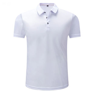 เสื้อโปโลผ้าฝ้าย5% สแปนเด็กซ์สำหรับนักกอล์ฟเสื้อโปโลสีทึบปักโลโก้ได้ตามต้องการดีไซน์ใหม่ - Product Image 4