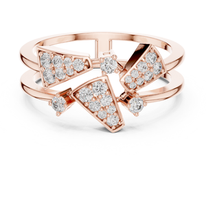 Bague en diamant rond fantaisie pour femmes bijoux de luxe en pierre cultivée en laboratoire certifiés commandes de conception en gros et personnalisées - Product Image 2