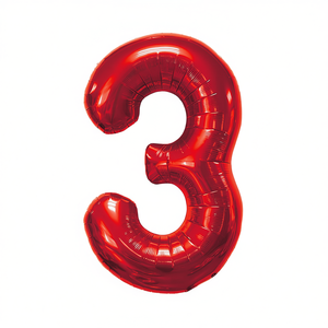 ลูกโป่งปาร์ตี้เลิฟ หมายเลข โรโฮ เอ็น 3 80 ซม. 12 ลูก/ถุง - Product Image 2