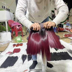 Genius weft-mechones de cabello humano virgen sin procesar, Cabello 100% virgen de Vietnam con cierre frontal de encaje, 13x4 - Product Image 1