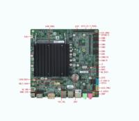 Placa base para ordenadores M100F con CPU Alder Lake N100 N97 N95 DDR4 MAX 16G 2/6/10 * COM VGA/DP HD_MI LVDS/EDP Linux