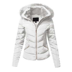 Nouvelle veste bomber en coton et nylon imperméable coupe-vent à séchage rapide pour femmes, style tendance, prix de gros, hiver froid - Product Image 1