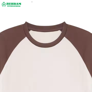 T-shirts respirants pour hommes coupe ample Logo personnalisé col rond microfibre éponge française 100% coton T-shirts à épaules tombantes pour hommes - Product Image 6