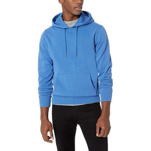 Sudadera con capucha de lana mezclada de algodón pesado de gran tamaño básico de calidad superior para hombre con cremallera completa Color sólido en blanco Casual relajado - Product Image 3