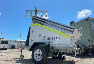 Torre de Iluminación Solar Portátil Industrial Viking sobre Remolque, Combustible Diésel, Clasificación IP65, Fuente de Alimentación de CC, Color de Emisión Azul y Blanco - Product Image 4