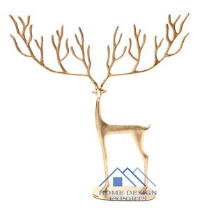 Sculpture de cerf de Table pour décoration de maison, vente en gros, prix le plus bas, Sculpture de bureau en Aluminium - Product Image 5