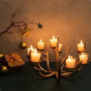 Bougeoir en cristal de luxe attrayant chaud avec Lady Sculpture bougeoir décoratif en aluminium plaqué or pour la décoration intérieure - Product Image 4