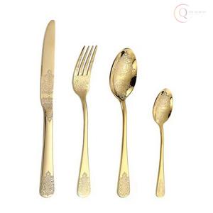 Juego de Cubiertos de Acero Inoxidable de Lujo para Mesas de Comedor |   Juego de Cubiertos Ecológicos (Cuchara, Tenedor y Cuchillo) para Regalos en Fiestas y Hogar - Product Image 6