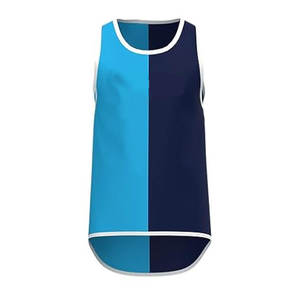 Gilet en coton doux sans manches pour homme avec logo personnalisé, sous-vêtement en coton ciselé OEM pour homme - Product Image 1