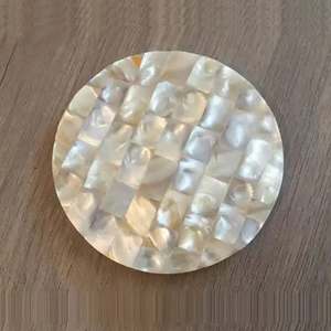 Posavasos de Nácar de Lujo, Decoración Clásica y Ecológica para el Hogar, Escultura de Mesa, Manteles y Protectores de Mesa - Product Image 3