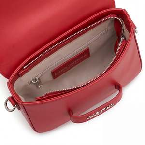 Sac à bandoulière pour femme Lisa rouge avec une seule sangle, doublure en PU et polyester, fermeture éclair - Product Image 6