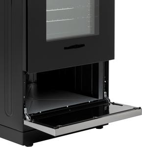 Cuisinière et four électriques de 20 po avec plaque de cuisson vitrocéramique – Acier inoxydable, boutons robustes - Product Image 4