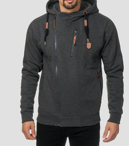 New style side zip up Wholesale Unisex Custom Hoodie Luxury Heavyweight High Quality <b>Plain</b> <b>Hoodies</b> - Product Image 4