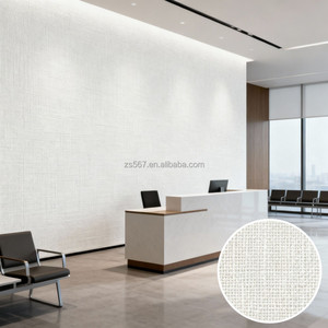Panneau mural en PVC à texture de tissu haute densité |   Revêtement mural intérieur décoratif imperméable pour les espaces commerciaux et de divertissement - Product Image 4