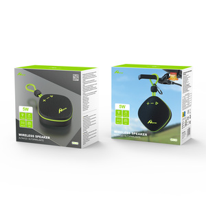 Digitalome SPA-135 5W แบบพกพา TWS สำหรับลำโพงบลูทูธพร้อม RGB ไฟ LED สำหรับกลางแจ้งใช้ในบ้านสีดำ - Product Image 2