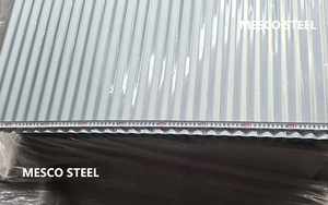 0.4-2mm ks aluminisé aluminium SS acier ondulé petite vague tuile vague crête 6.35 Distance 31 huile gazoduc isolation - Product Image 4