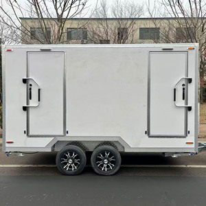 Cabine de toilettes mobiles haut de gamme à double compartiment avec ventilateur d'extraction pour événements VIP en extérieur et mariages - Product Image 2